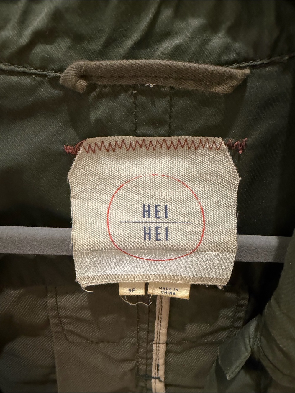 Women's Olive Work Jacket - Picture 4 of 5